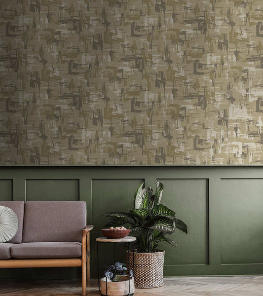 Eleanora Geo Wallpaper - Beige