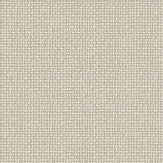 Biderbost Weave Wallpaper - Cream