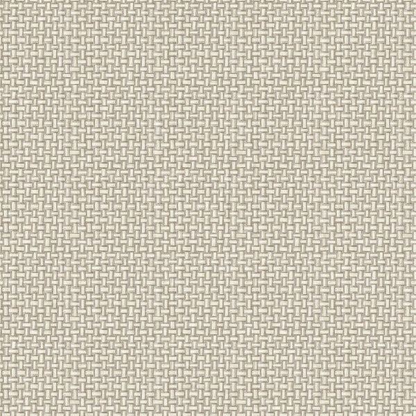 Sample - Biderbost Weave Wallpaper - Cream