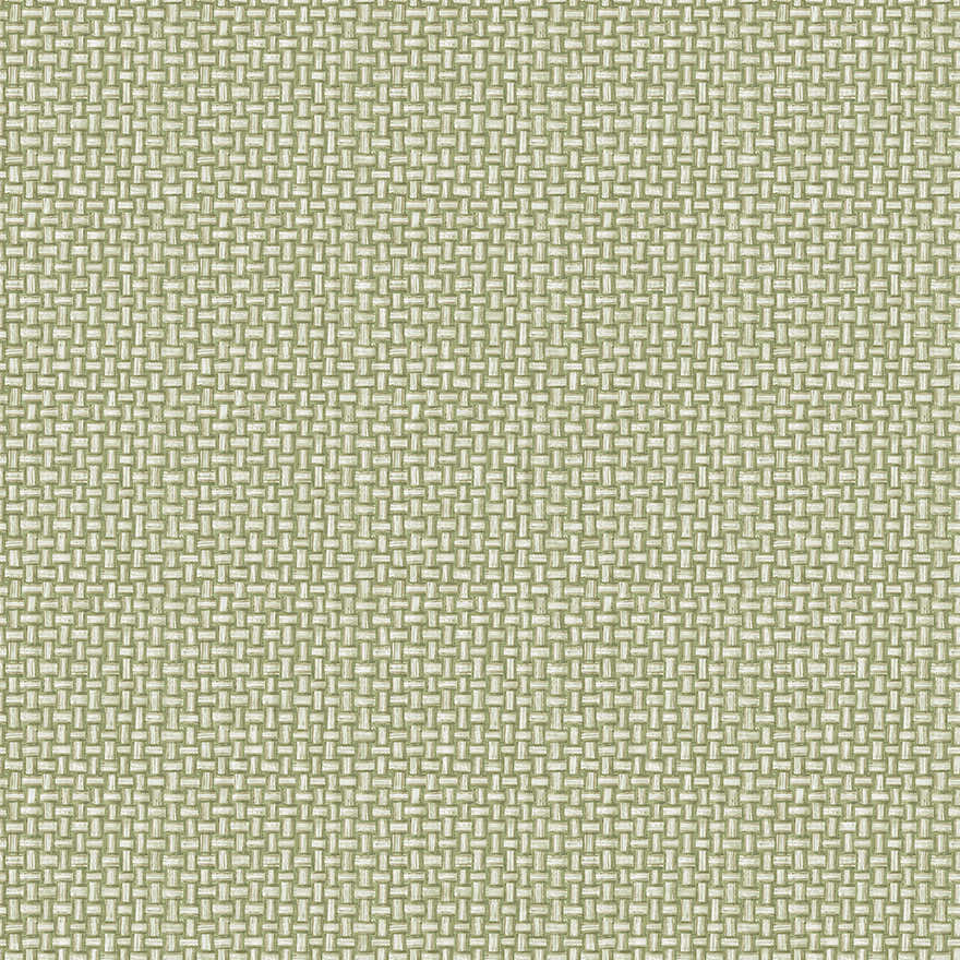 Biderbost Weave Wallpaper - Green