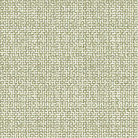 Biderbost Weave Wallpaper - Green