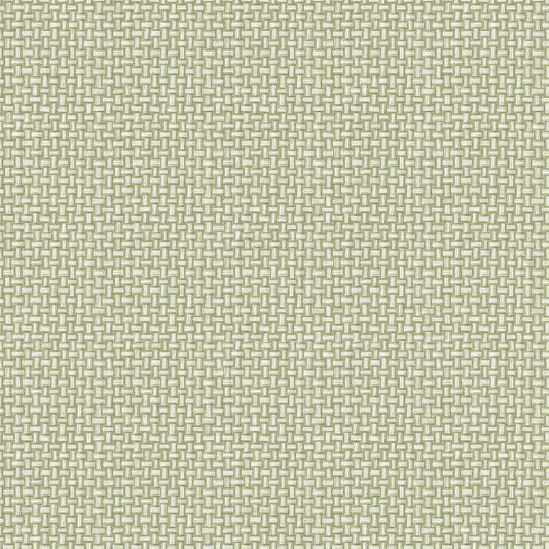 Biderbost Weave Wallpaper - Green