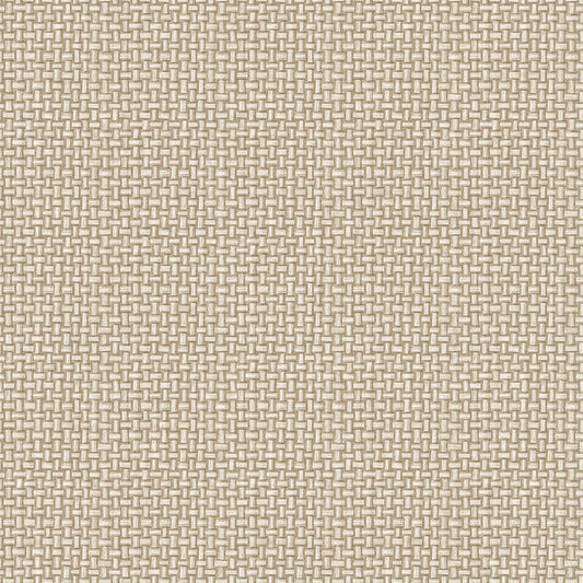 Biderbost Weave Wallpaper - Beige