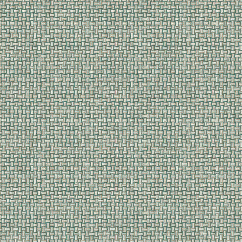 Biderbost Weave Wallpaper - Teal