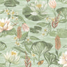 Water Lily Wallpaper - Green