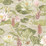 Water Lily Wallpaper - Beige