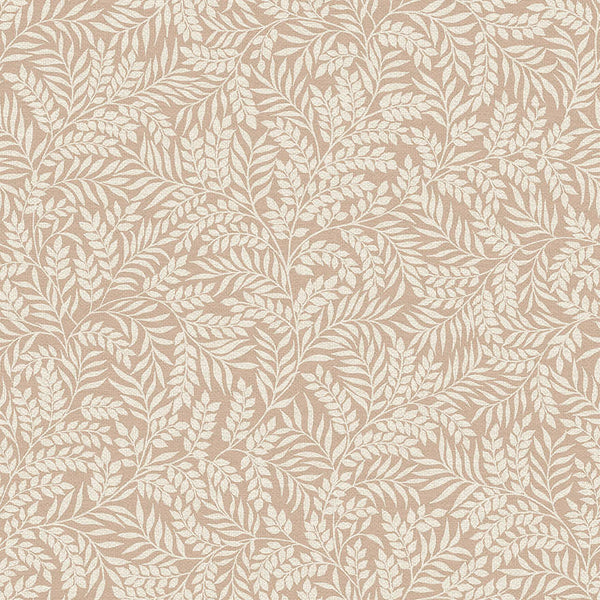 Sample - Laurel Wallpaper - Orange Blush