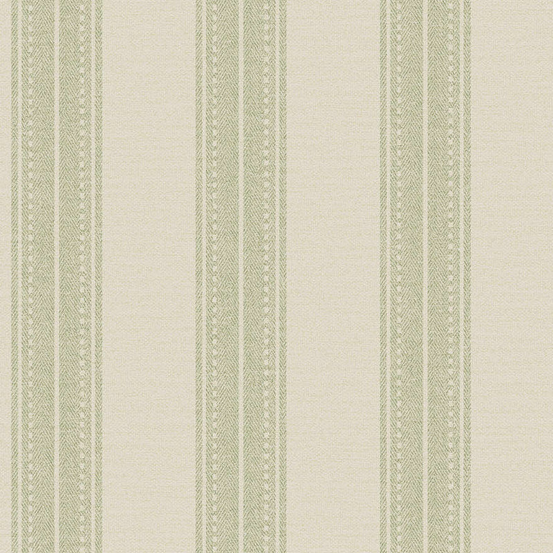 Yuste Stripe Wallpaper - Sage