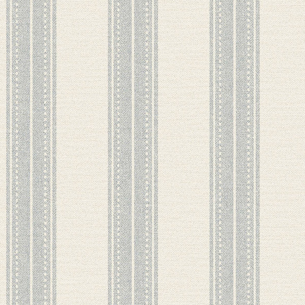 Sample - Yuste Stripe Wallpaper - Blue
