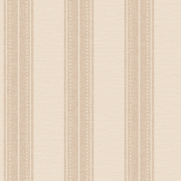 Sample - Yuste Stripe Wallpaper - Coral