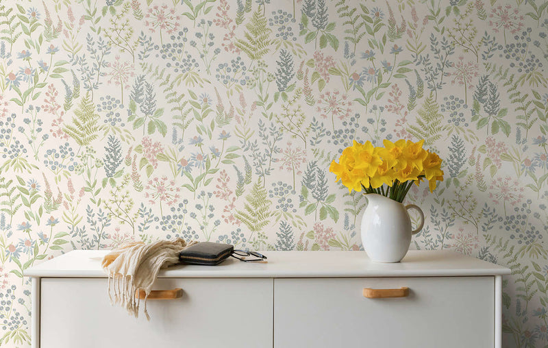 Calvert Meadows Wallpaper- 4 Colours