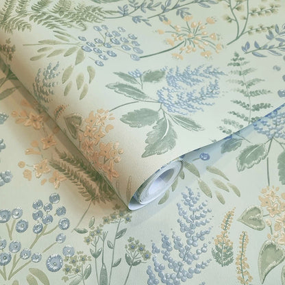 Calvert Meadows Wallpaper - Blue