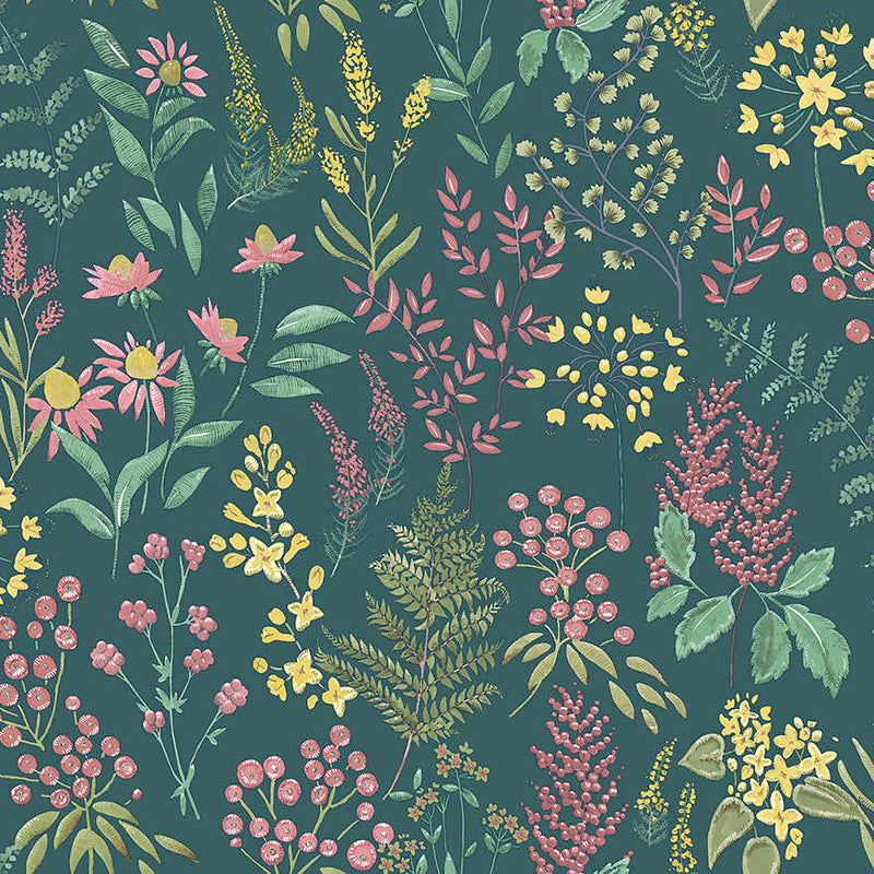 Calvert Meadows Wallpaper- 4 Colours