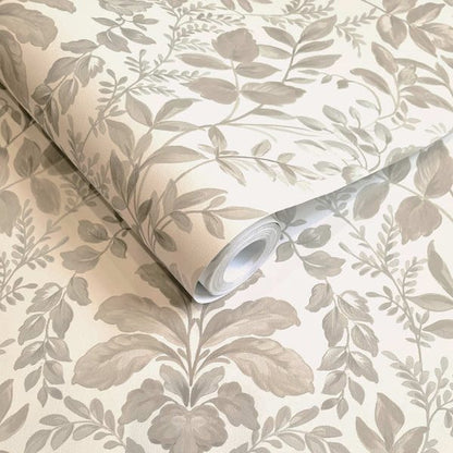 Tavira - Leafy Wonderland Wallpaper - Beige