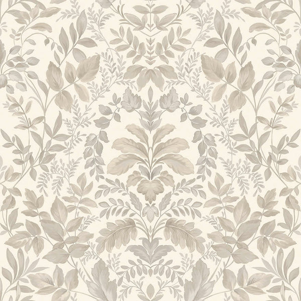 Sample - Tavira - Leafy Wonderland Wallpaper - Beige