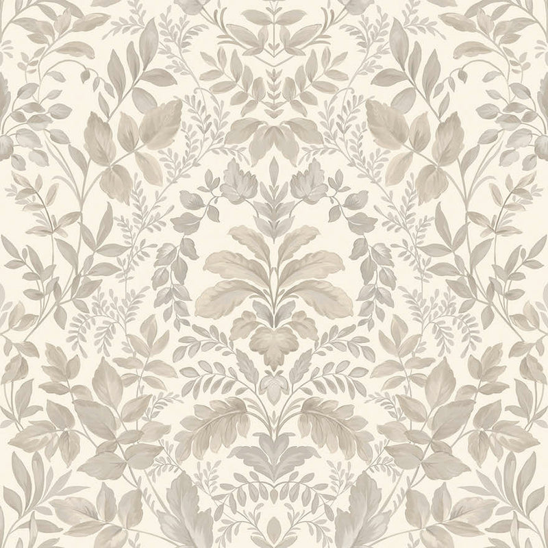 Sample - Tavira - Leafy Wonderland Wallpaper - Beige