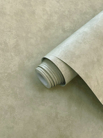 Kanso - Soft Plaster Wallpaper - Sage