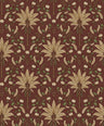 Ariara - Palm Trellis - Wallpaper - Maroon