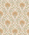 Ariara - Palm Trellis - Wallpaper - Orange