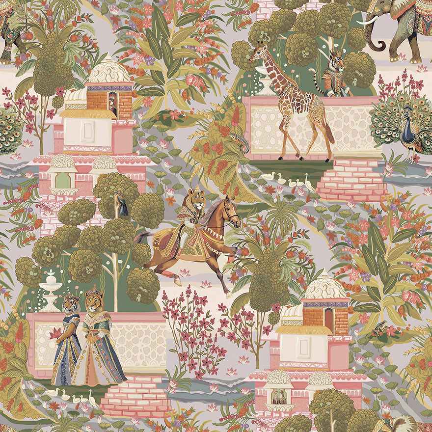 Jal Mahal - Royal Fairy-Tale Wallpaper - Multi