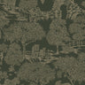 Samar - Metalic Forrest Wallpaper -Green