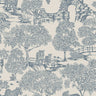 Samar - Metalic Forrest Wallpaper - Light Blue