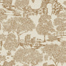 Samar Metallic Forest Wallpaper - Orange