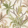 Saranda - Palm Oasis Wallpaper - Sage/Coral