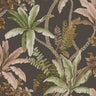 Saranda - Palm Oasis Wallpaper - Charcoal