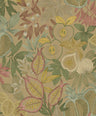Nagano - Pomegranate and Fig Wallpaper - Gold