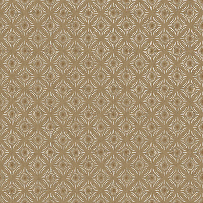 Sunstone - Soft Geometric Wallpaper - Orange