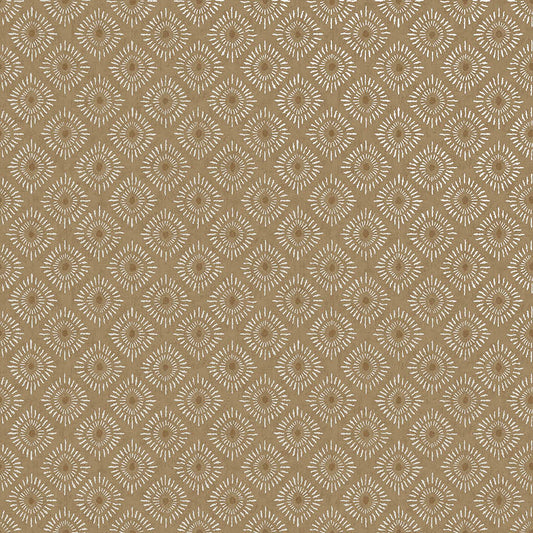 Sunstone - Soft Geometric Wallpaper - Orange