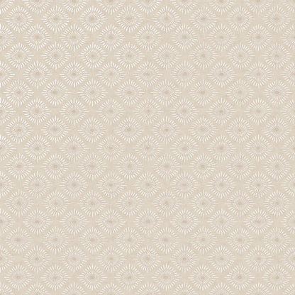 Sunstone - Soft Geometric Wallpaper - Cream
