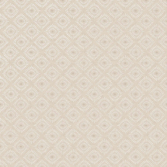 Sunstone - Soft Geometric Wallpaper - Cream