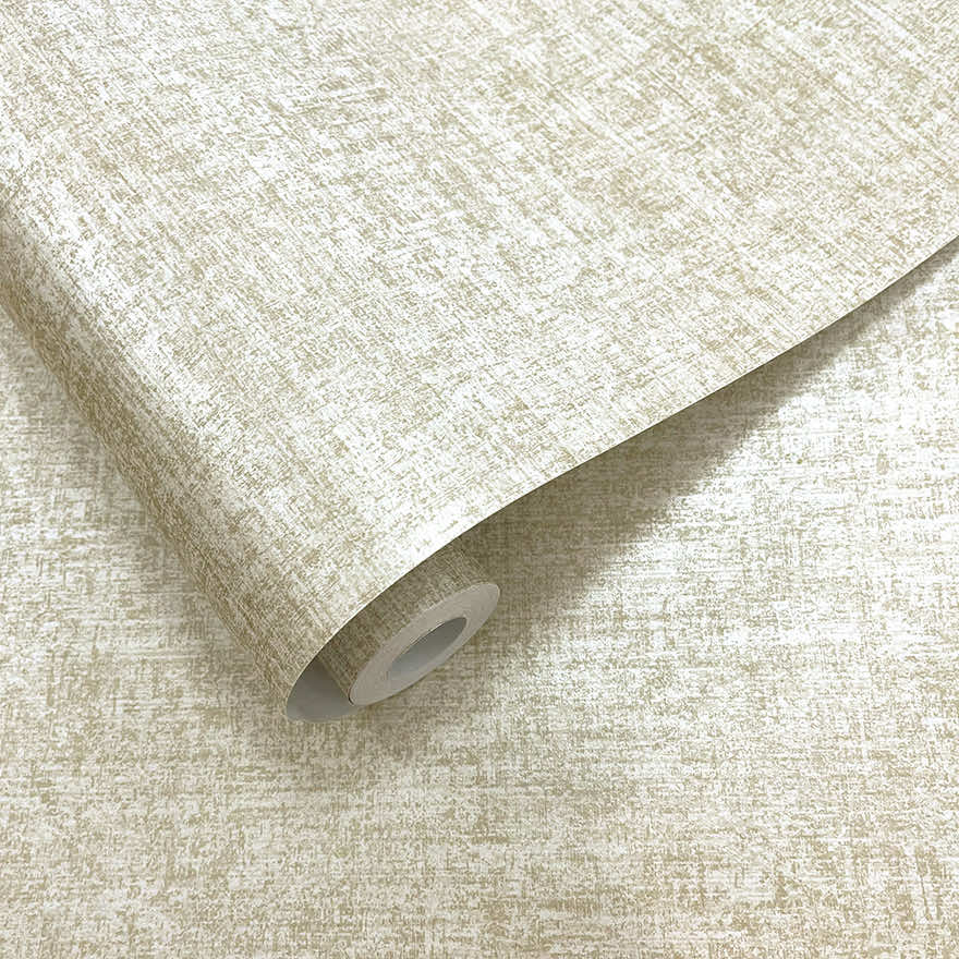 Ajanta - Metallic Wallpaper - Cream