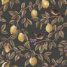Ponderosa – Bird and Lemon Wallpaper – Charcoal