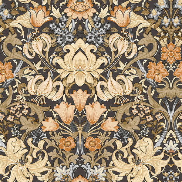 Sample - Fleurmont Charcoal and Orange
