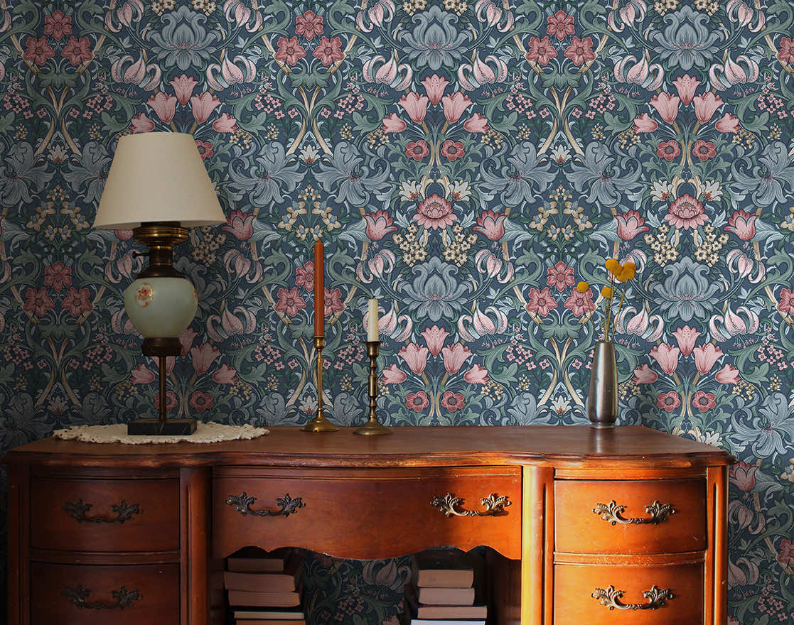 Fleurmont Navy Blush