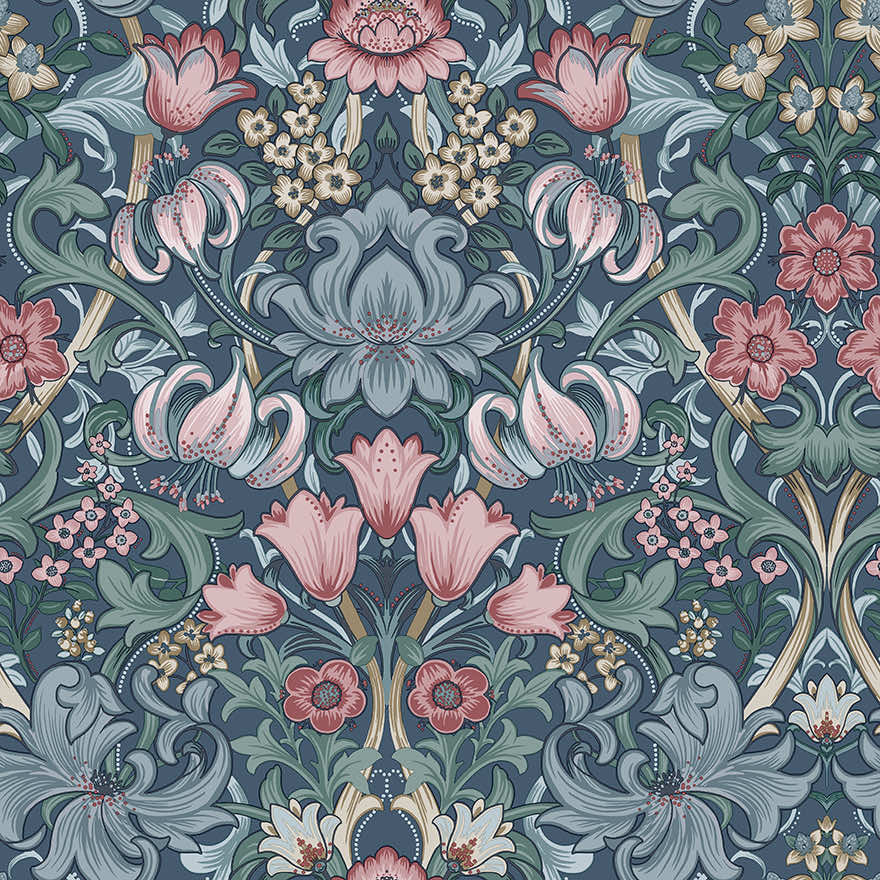 Sample - Fleurmont Navy Blush