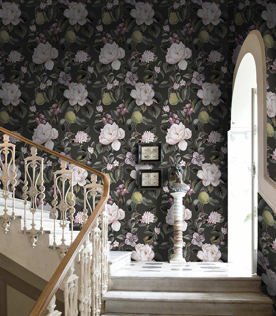 Pendula Wallpaper - Charcoal