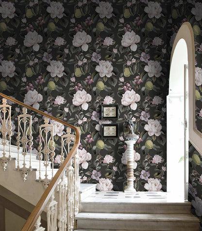 Pendula Wallpaper - Charcoal