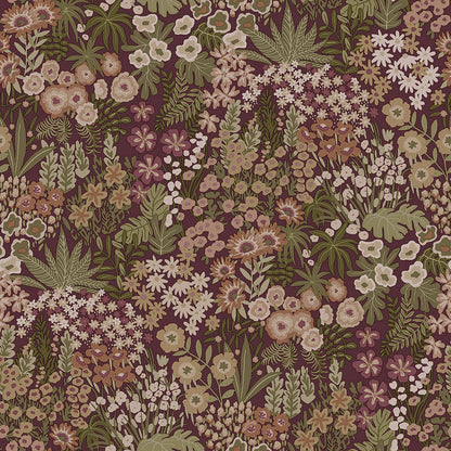 Lysandra Wallpaper - Mulberry