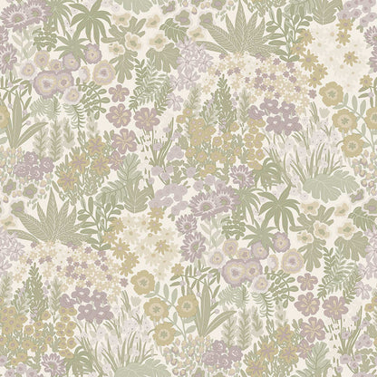 Lysandra Wallpaper - Cream Heather