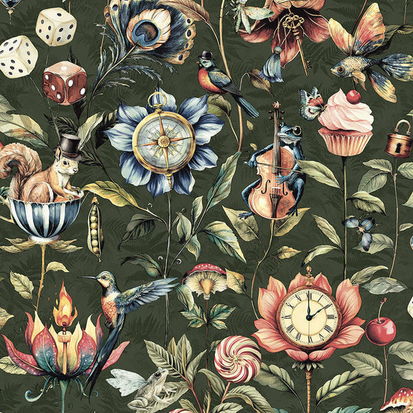 Sample - Elysium Wallpaper - Green