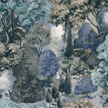 Pinecrest Teal Green - Wallpaper