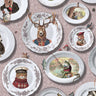 Tales of the Manor - Fun Animal Wallpaper - Blush