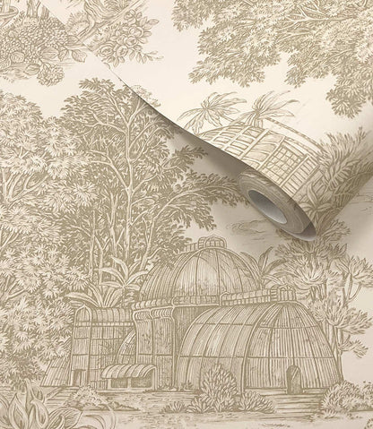 Blenheim Toile Wallpaper - Cream