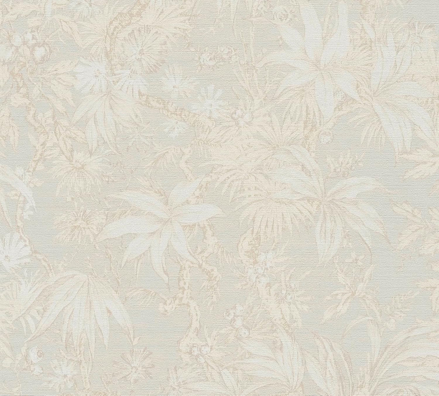 Sepia Memories -  Jungle Wallpaper - Cream