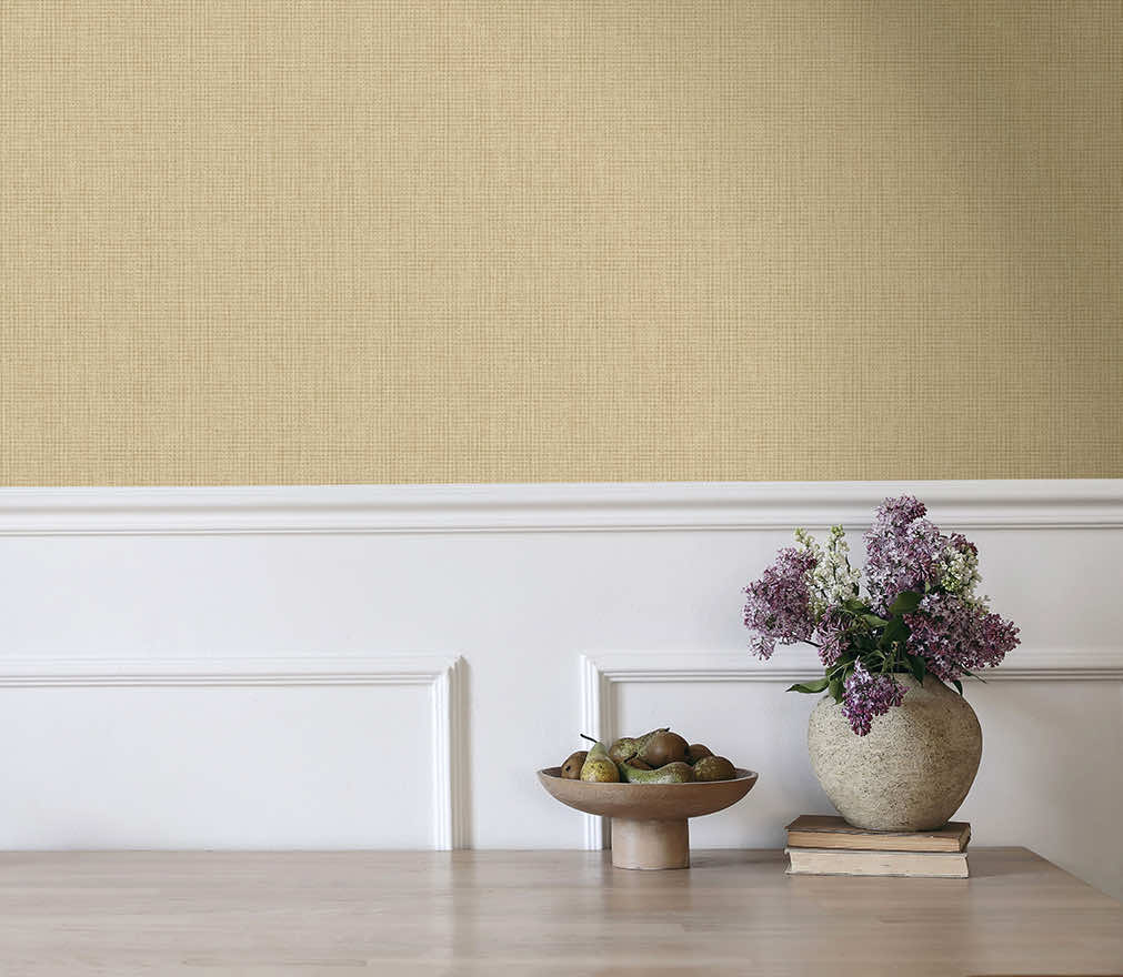 Ormsby Texture Wallpaper - Ochre