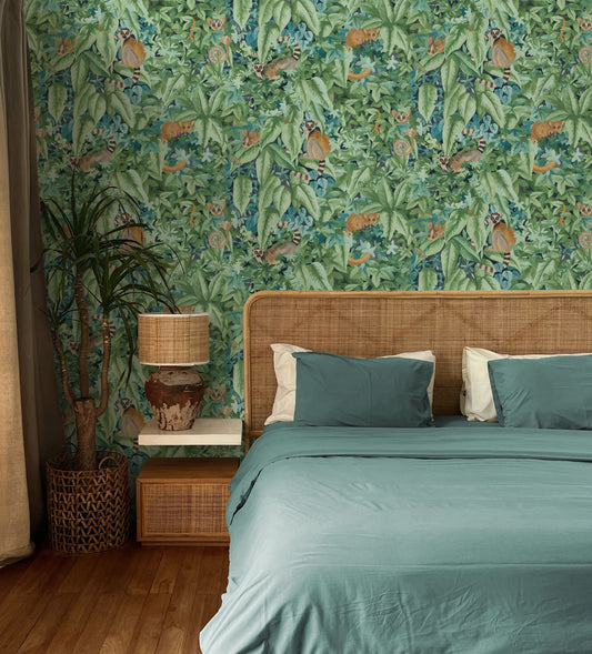 Comoros Wallpaper – Aqua/Green